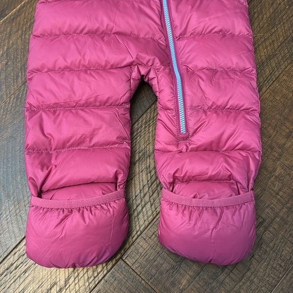 NWT LL Bean Infants' Ultralight 650 Down Bunting in Pink - Picture 7 of 8